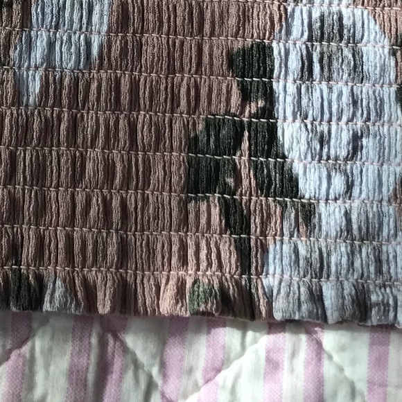 Dynamite Pink and Gray Rose Tube Top - Picture 4 of 7